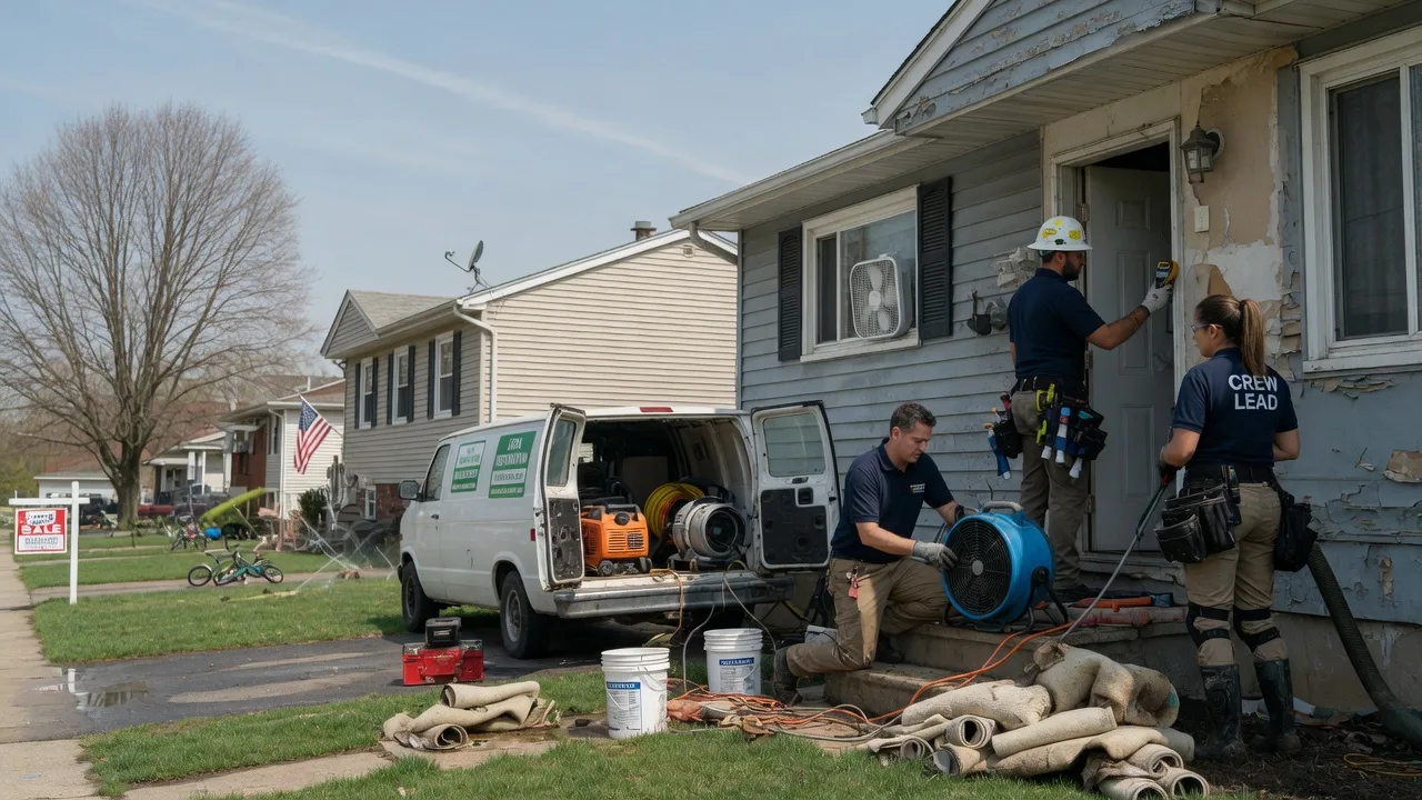 Flood Cleanup in Middlebury Center, PA near me